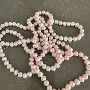 Elegant FreshWater Pink Pearl Necklace